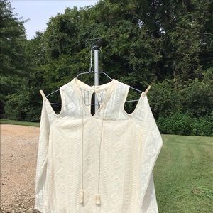 Lacy Victorian off the shoulder top